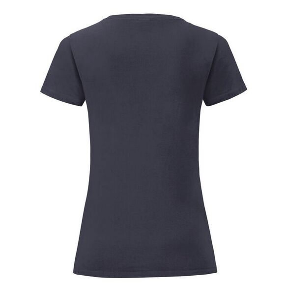 Fruit of the Loom Womens/Ladies Iconic 150 T-Shirt / Deep Navy - Picture 2 of 3